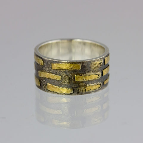 Brickwork Band Ring