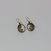 Broken Ice Oval Ruby Dangles