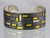 22K and Argentium Silver Cuff