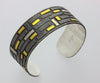 22K and Argentium Silver Cuff