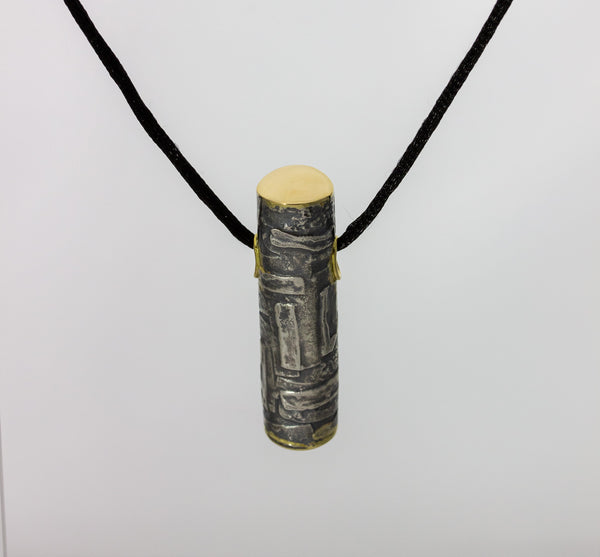 Reversible Long Bead Pendant