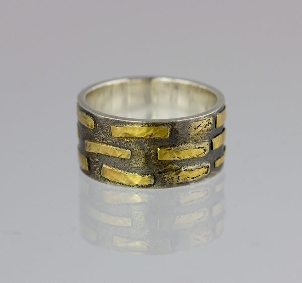 Brickwork Band Ring